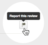 yelp reporting flag
