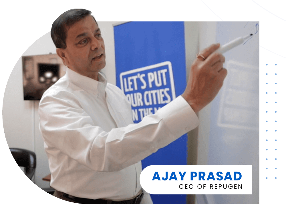 Ajay Prasad, CEO of RepuGen