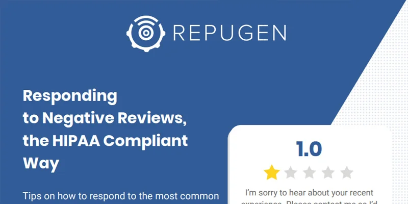 How to Reply to Negative Reviews The HIPAA Compliant Way