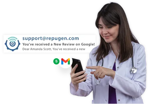 Instant Alerts for New Patient Reviews for Every Provider